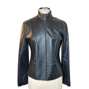 Fionte Italian Fitted Leather Jacket